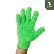 3 Pairs Leaf Shining Microfiber Gloves - Mossify