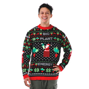 BIG PLANT ENERGY - Ugly Plantmas Sweater - Mossify