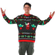 BIG PLANT ENERGY - Ugly Plantmas Sweater - Mossify