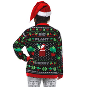 BIG PLANT ENERGY - Ugly Plantmas Sweater - Mossify