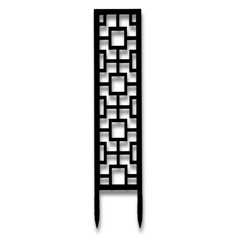 Tropical Squares Wooden Trellis - Mossify