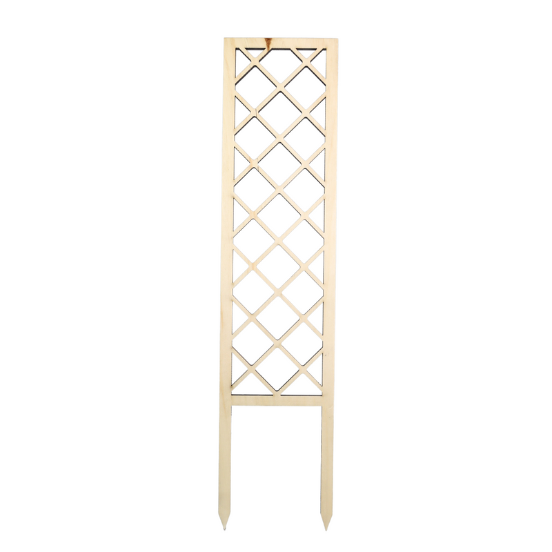 Cross-Hatch Wooden Trellis - Mossify