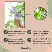Slim Garden Utility Shears - Mossify