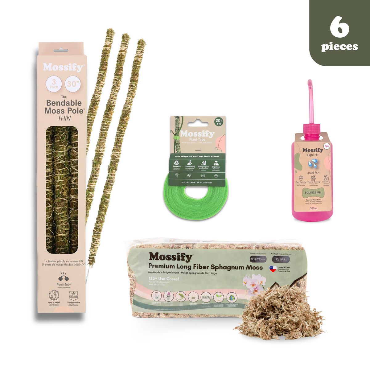 Tropical Plants Care Pack - Mossify