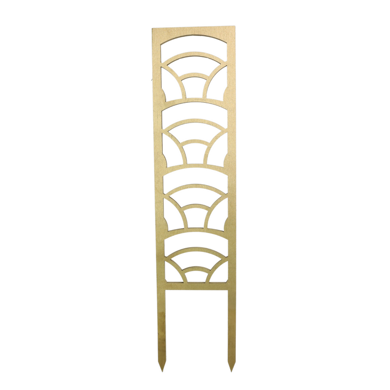 Treillis en bois arc-en-ciel 