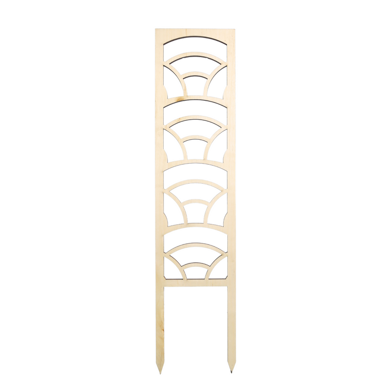 Treillis en bois arc-en-ciel 