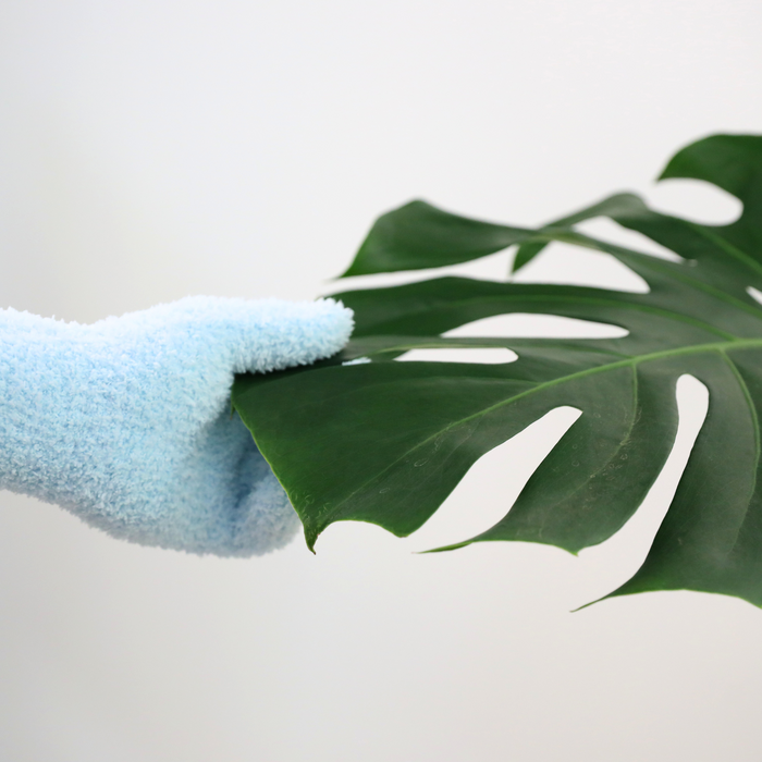3 paires de gants en microfibre brillant à feuilles 