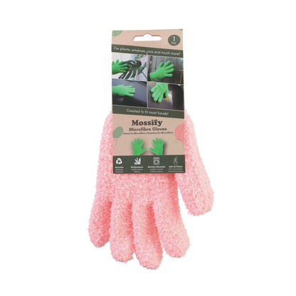 1 Pair Leaf Shining Microfiber Gloves - Mossify