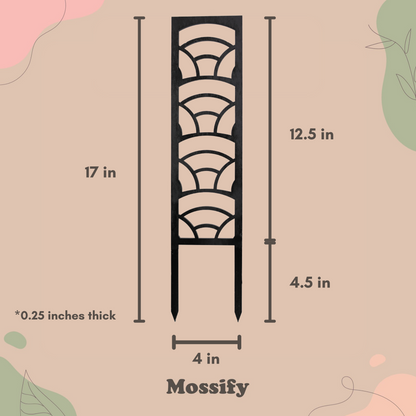 Rainbow Wooden Trellis - Mossify