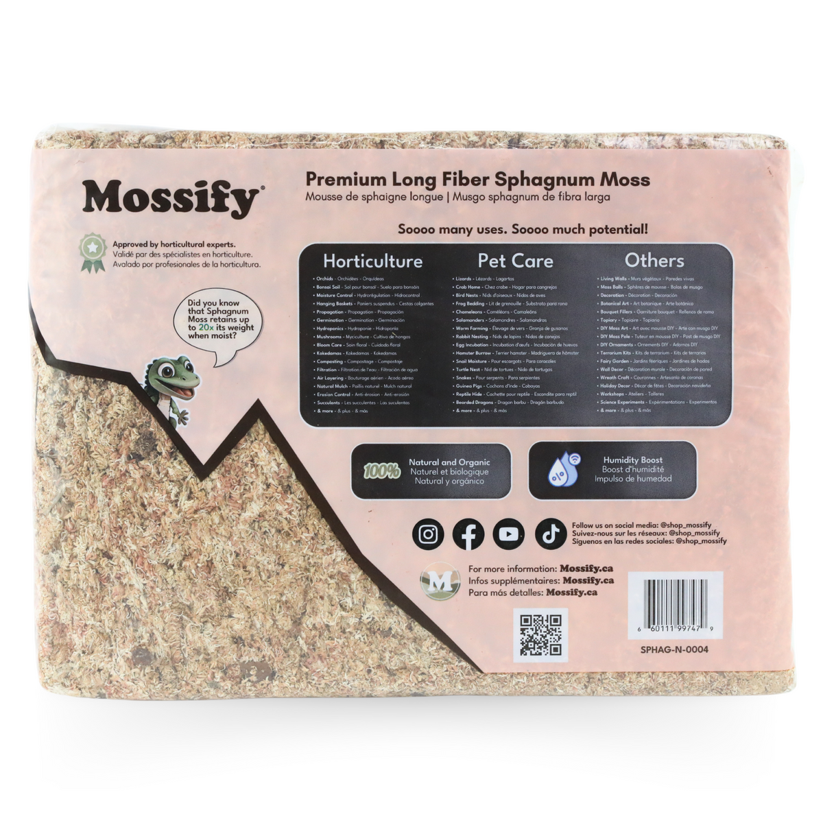 Premium Sphagnum Moss - Mossify