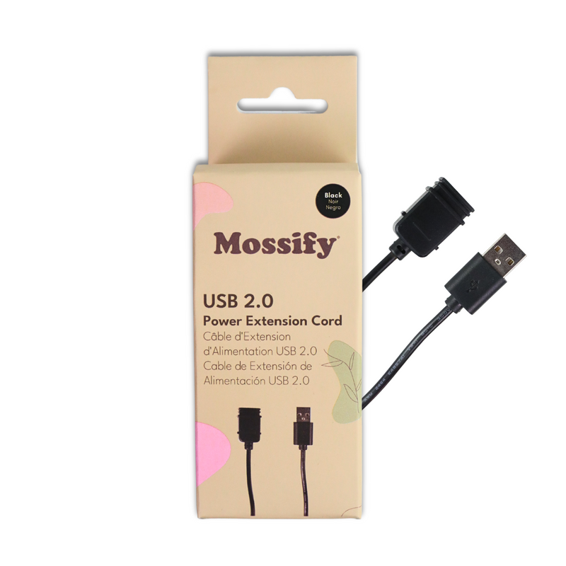 6' USB 2.0 Power Extension Cord - Mossify