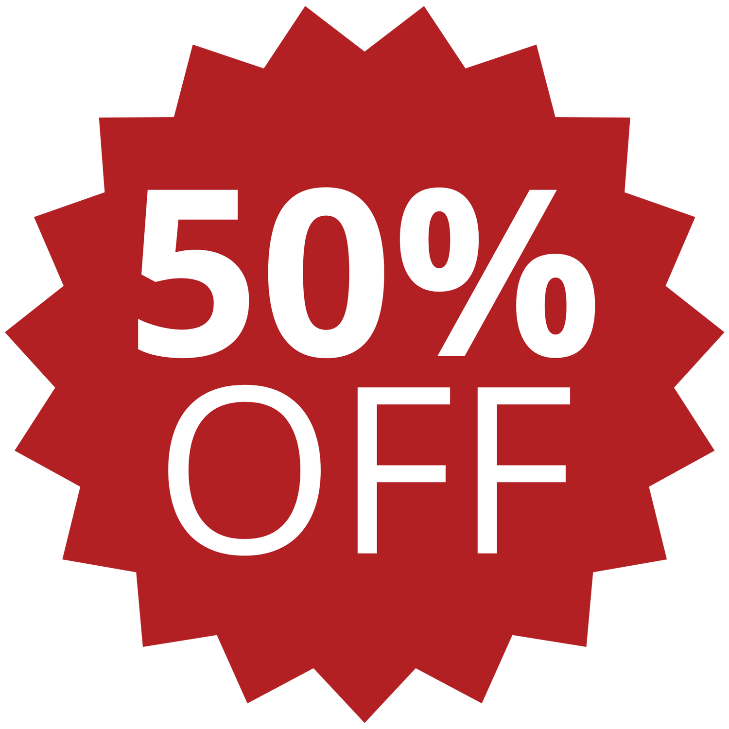 FINAL 50% OFF