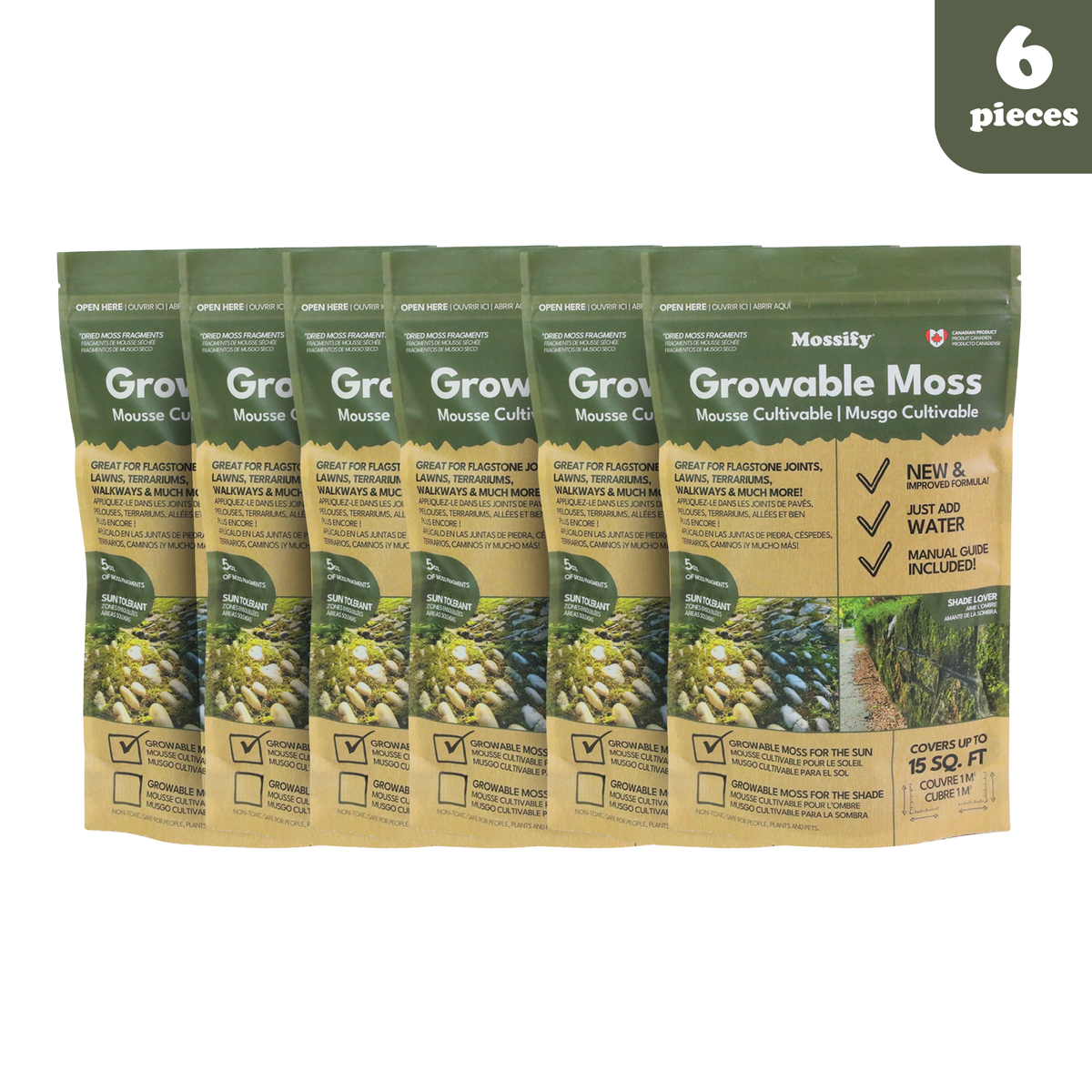 Value Pack - Mousse cultivable pour le soleil 