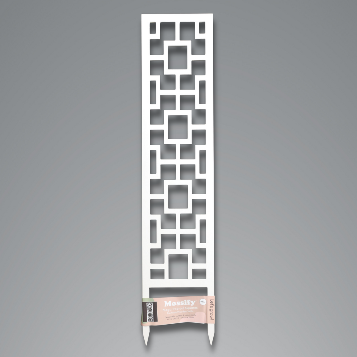 Tropical Squares Wooden Trellis - Mossify