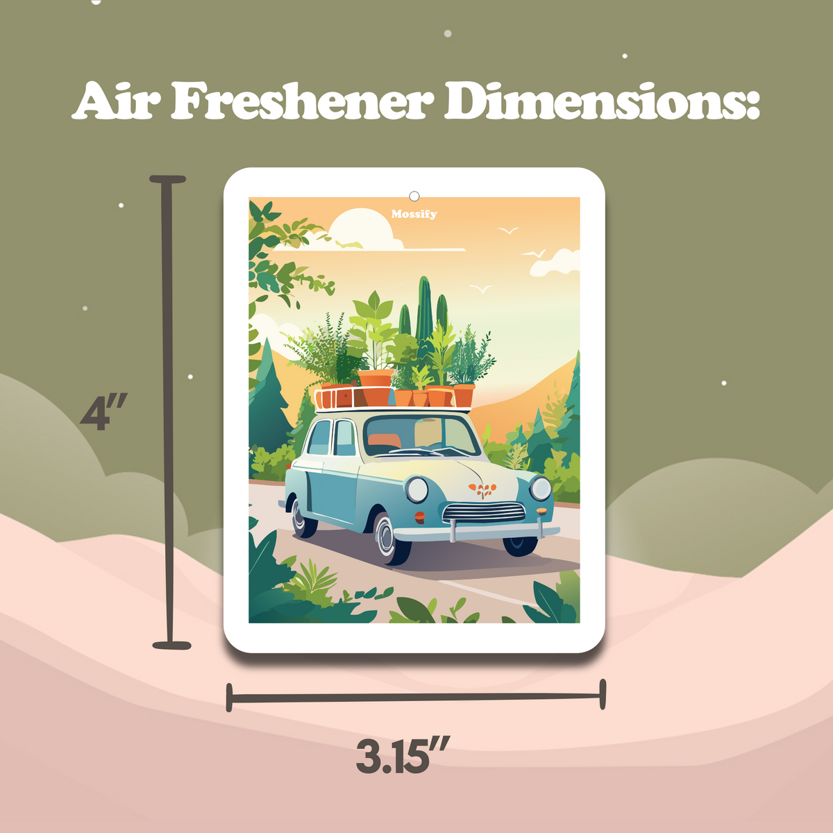 Mossify Air Fresheners - Mossify