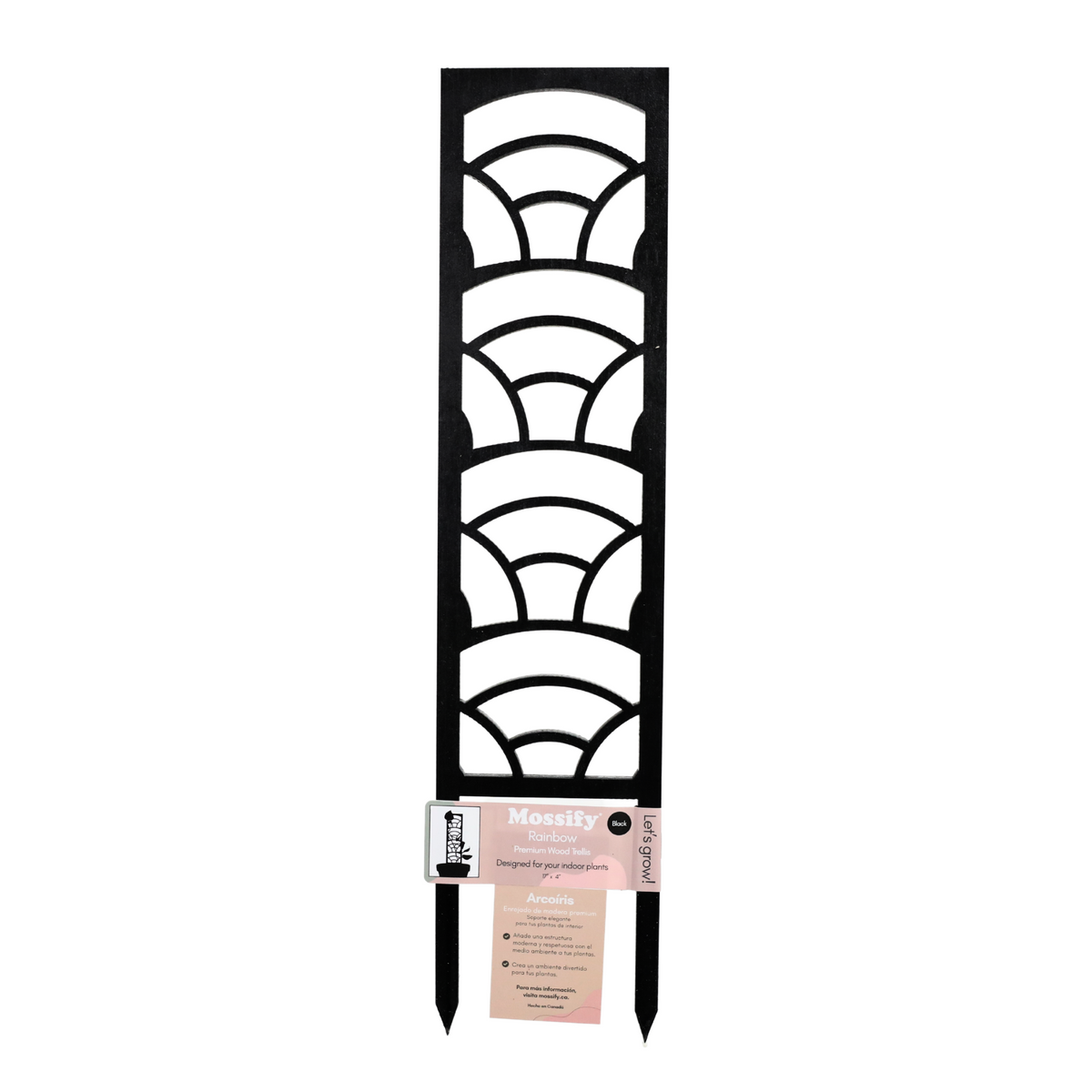 Rainbow Wooden Trellis - Mossify