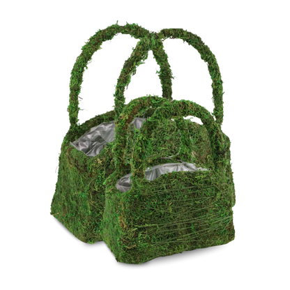 Moss Purse Planter (Set of 2)
