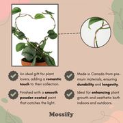Heart "Give Love" Metal Trellis - Mossify