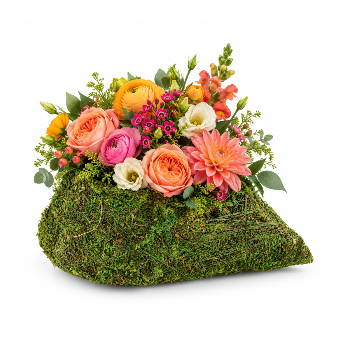 Heart Moss Basket - Sculpted