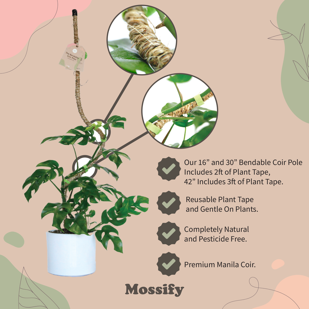 Ultimate Bendable Plant Support Pack - Mossify
