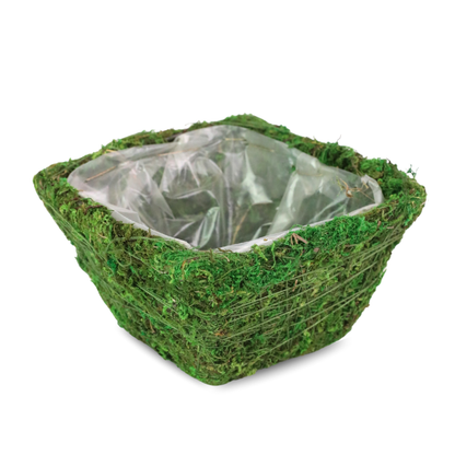 Rustic Square Moss Planter (Set of 3)