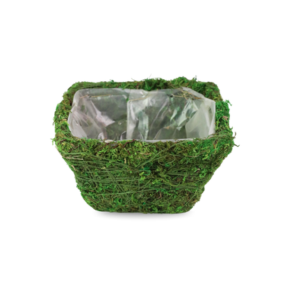 Rustic Square Moss Planter (Set of 3)