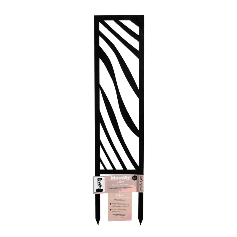 Zebra Wooden Trellis - Mossify