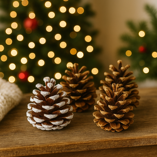 Pinecones - Natural & Frosted - Mossify