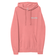 Mossify Pigment-Dyed Hoodie Unisex - Embroidered - Mossify