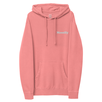 Mossify Pigment-Dyed Hoodie Unisex - Embroidered - Mossify
