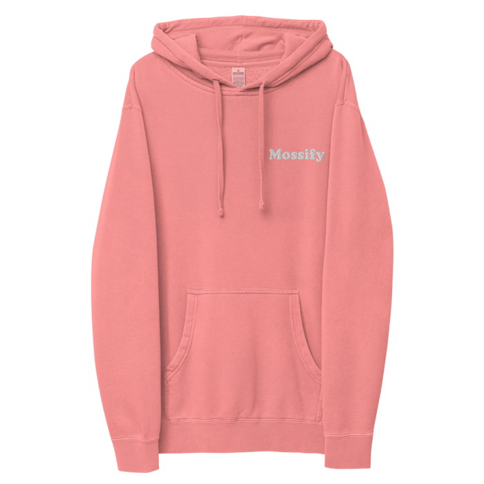 Mossify Pigment-Dyed Hoodie Unisex - Embroidered