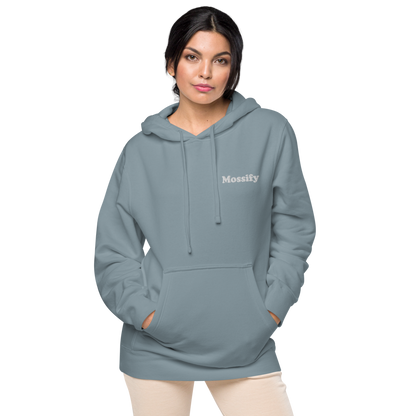 Mossify Pigment-Dyed Hoodie Unisex - Embroidered - Mossify