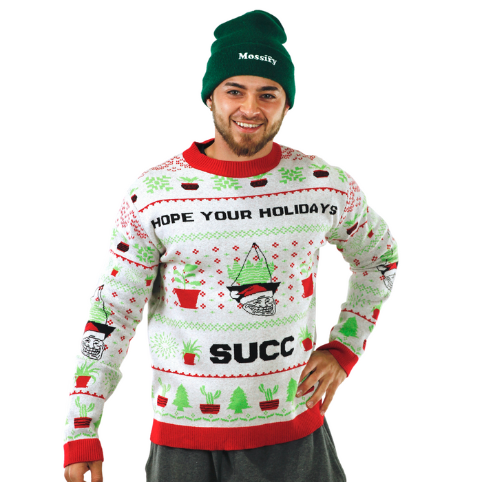 HOPE YOUR HOLIDAYS SUCC - Ugly Plantmas Sweater