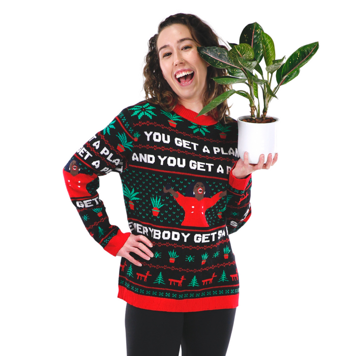 « VOUS OBTENEZ UNE PLANTE » - Pull laid Plantmas 