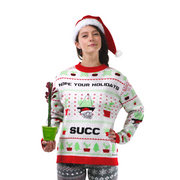 HOPE YOUR HOLIDAYS SUCC - Ugly Plantmas Sweater - Mossify