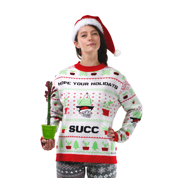 ESPÉREZ QUE VOS VACANCES SUCCENT - Pull Ugly Plantmas 