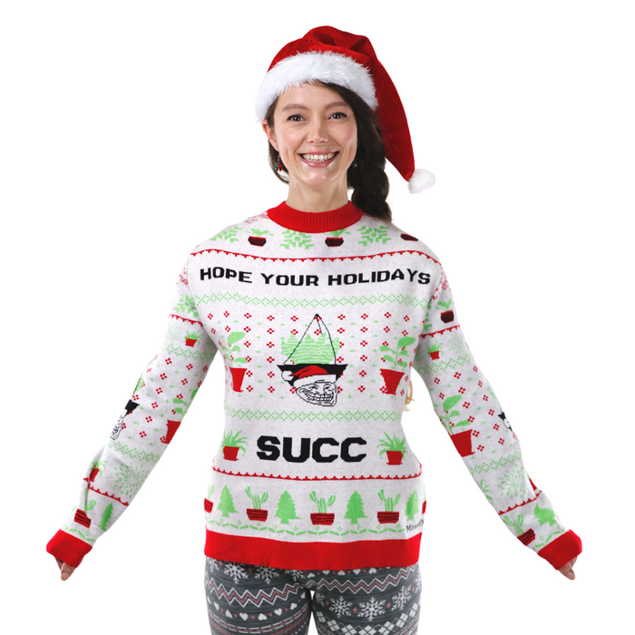 HOPE YOUR HOLIDAYS SUCC - Ugly Plantmas Sweater