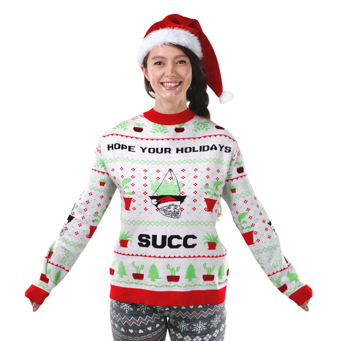 ESPÉREZ QUE VOS VACANCES SUCCENT - Pull Ugly Plantmas 