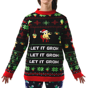 LET IT GROW - Ugly Plantmas Sweater - Mossify
