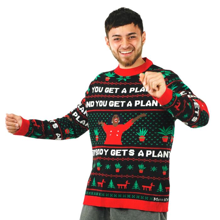 « VOUS OBTENEZ UNE PLANTE » - Pull laid Plantmas 