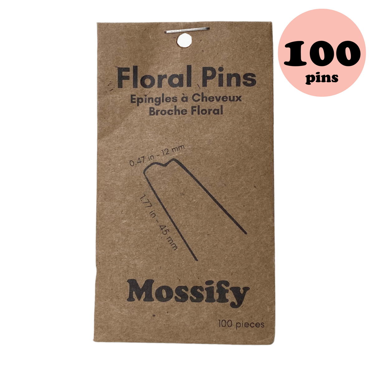 Floral Pins - Greening Pins - Moss Pole Pins - Mossify