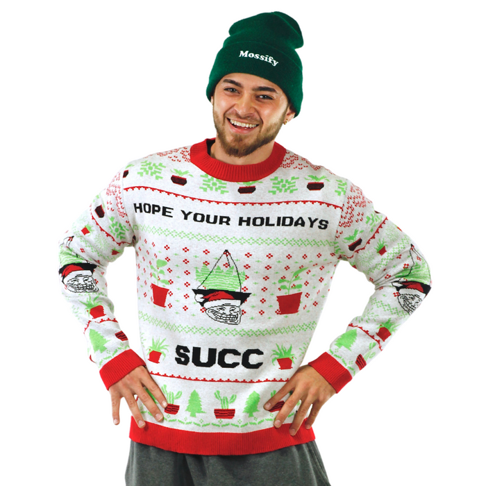 ESPÉREZ QUE VOS VACANCES SUCCENT - Pull Ugly Plantmas 