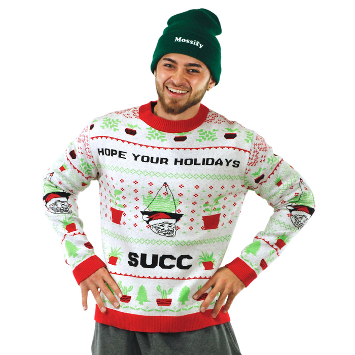 HOPE YOUR HOLIDAYS SUCC - Ugly Plantmas Sweater