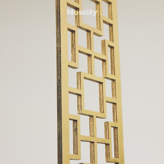 Tropical Squares Wooden Trellis