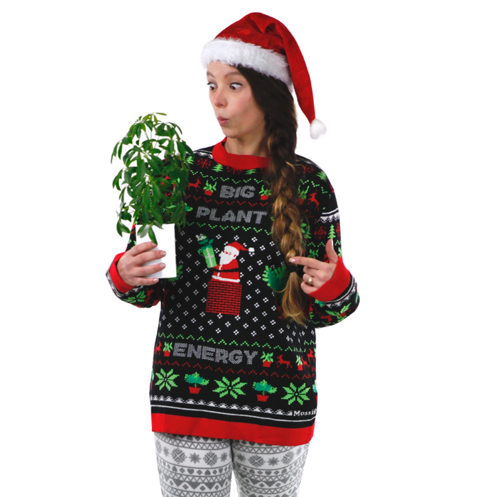 BIG PLANT ENERGY - Ugly Plantmas Sweater