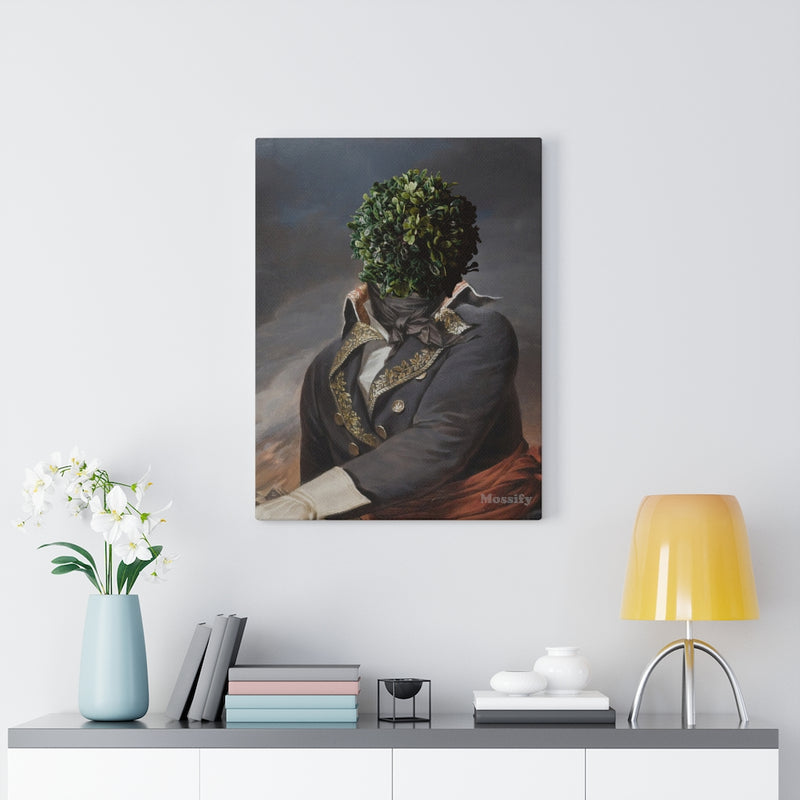 The Plant General - Premium Plant Art Canvas - Houseplant Art - Mossify