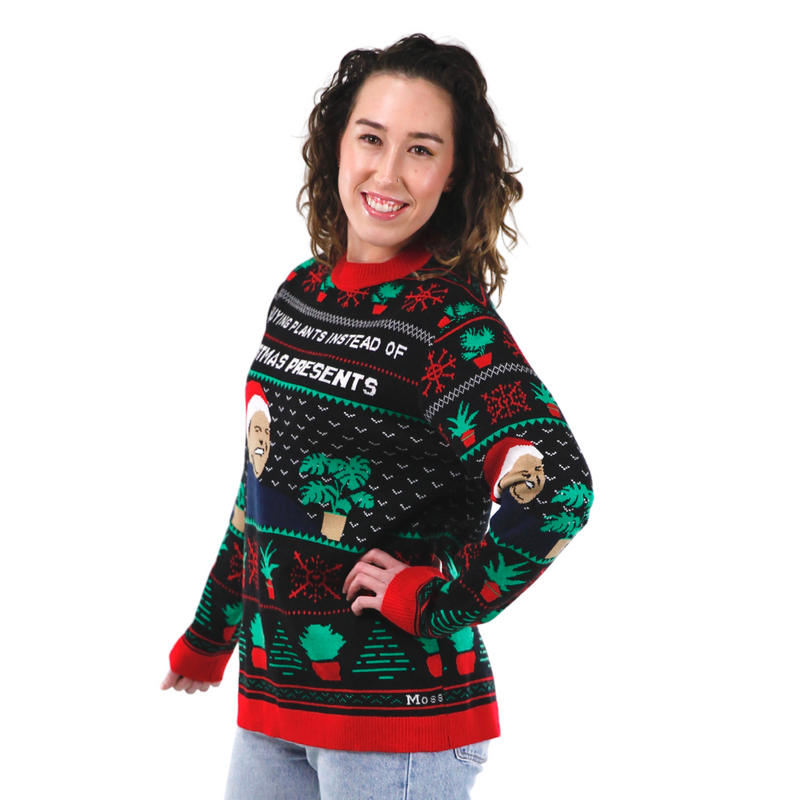 Plant Gift MEME - Ugly Plantmas Sweater - Mossify
