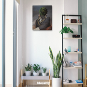 The Plant General - Premium Plant Art Canvas - Houseplant Art - Mossify