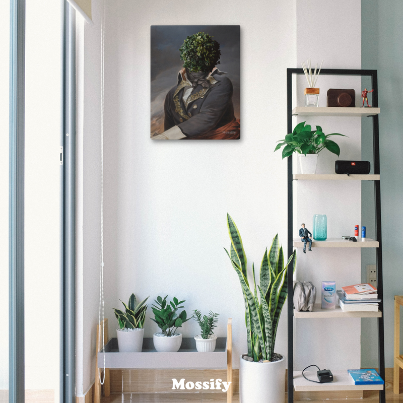The Plant General - Premium Plant Art Canvas - Houseplant Art - Mossify