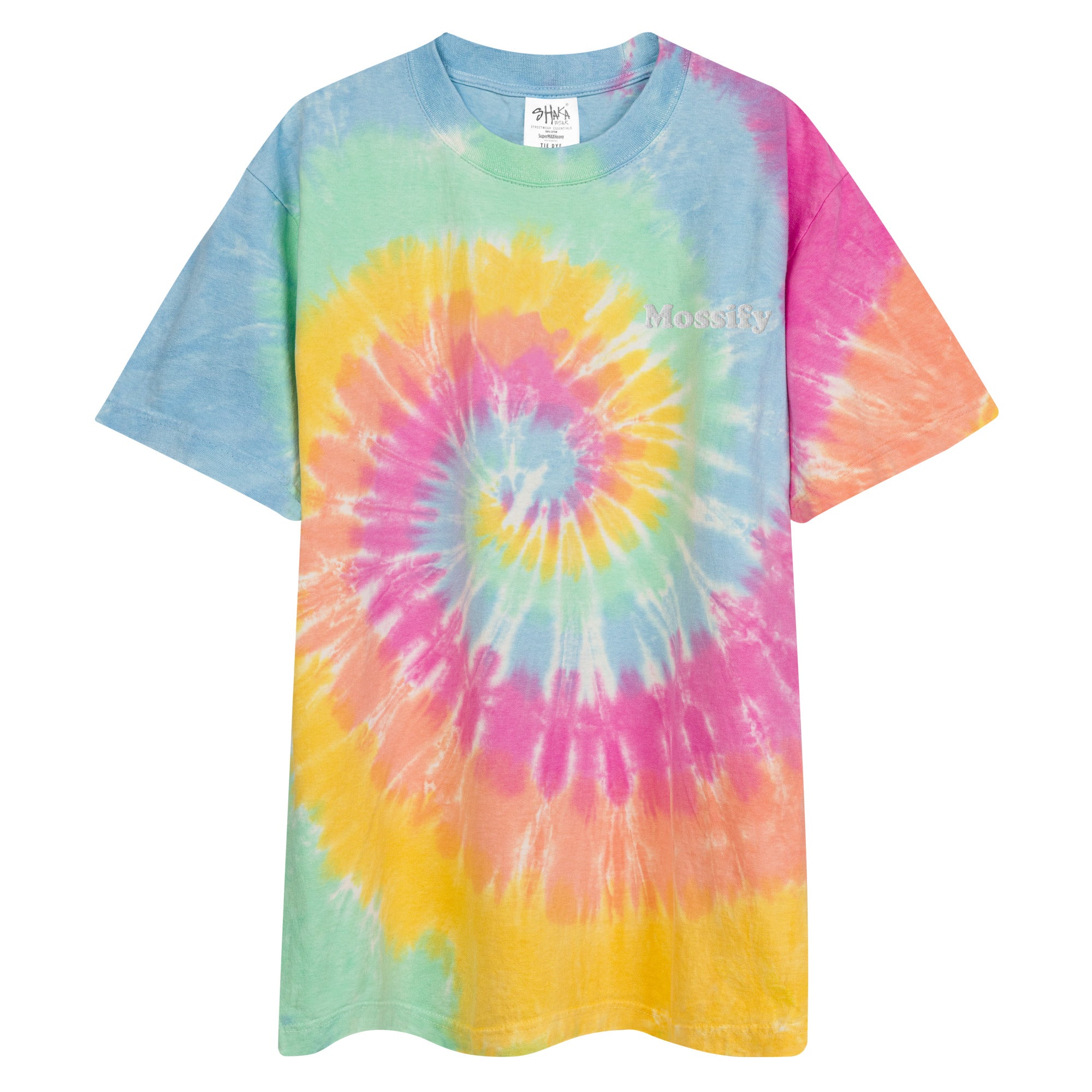 caloline tie dye bal collar M-65　M oversized-tie-dye-t-shirt-